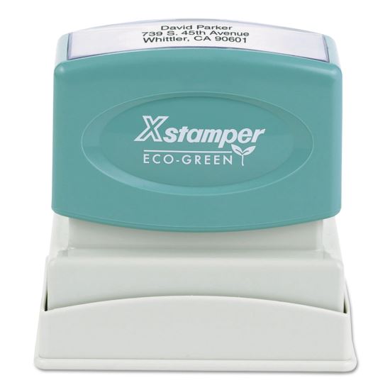 Custom Message Stamp, Pre-Inked, N12, 1 x 2 1
