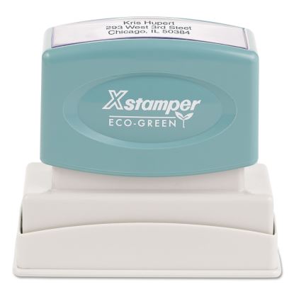 Custom Message Stamp, Pre-Inked, N14, 5/8 x 2 7/16 1