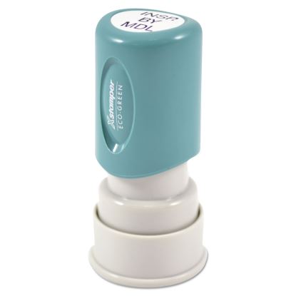 ECO Round Custom Message, Pre-Inked/Re-Inkable, Five Colors 1