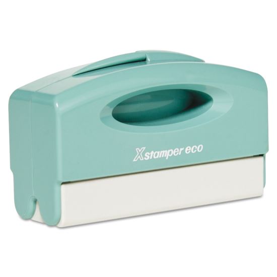 ECO Custom Message Stamp, N40, Pre-Inked/Re-Inkable 1