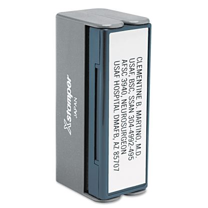 ECO Custom Message Stamp, N42, Pre-Inked/Re-Inkable 1