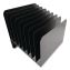Steel Vertical File Organizer, Inclined, 8 Sections, Letter Size Files, 9.75 x 11 x 10, Black1
