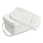 Polypropylene Dry Wipe Charging Bucket, 24 x 14 x 14, White, 12/Box1