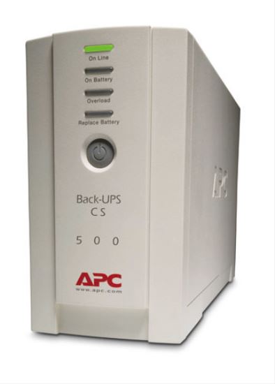 APC Back-UPS uninterruptible power supply (UPS) Standby (Offline) 0.5 kVA 300 W 4 AC outlet(s) 1