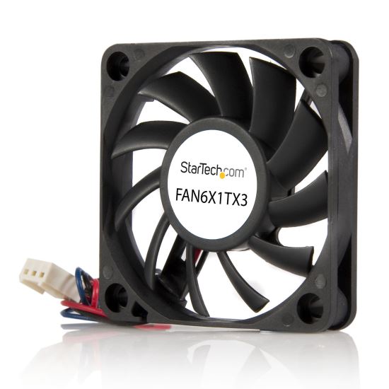 StarTech.com FAN6X1TX3 computer cooling system Computer case Fan 2.36" (6 cm) Black 1