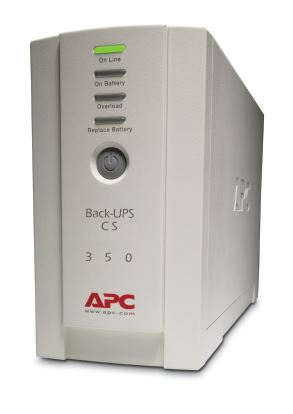 APC Back-UPS uninterruptible power supply (UPS) Standby (Offline) 0.35 kVA 210 W 4 AC outlet(s) 1
