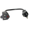 StarTech.com PAC101 power cable Black 12" (0.304 m) NEMA 5-15P NEMA 5-15R 1