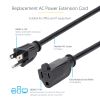 StarTech.com PAC101 power cable Black 12" (0.304 m) NEMA 5-15P NEMA 5-15R 4