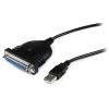 StarTech.com ICUSB1284D25 parallel cable Black 74.8" (1.9 m) 1