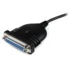 StarTech.com ICUSB1284D25 parallel cable Black 74.8" (1.9 m) 2