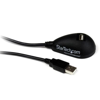 StarTech.com USBEXTAA5DSK USB cable USB 2.0 59.1" (1.5 m) USB A Black 1