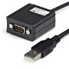 StarTech.com ICUSB422 cable gender changer DB9 M USB-A FM Black 1