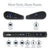StarTech.com USB3SDOCKHDV laptop dock/port replicator Wired USB 3.2 Gen 1 (3.1 Gen 1) Type-B Black 9