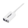 StarTech.com USBEXTPAA1MW USB cable USB 2.0 39.4" (1 m) USB A White 3
