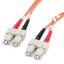 StarTech.com FIBSCSC1 InfiniBand/fibre optic cable 39.4" (1 m) SC Orange 1