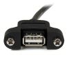 StarTech.com USBPNLAFAM3 USB cable USB 2.0 35.4" (0.9 m) USB A Black 3