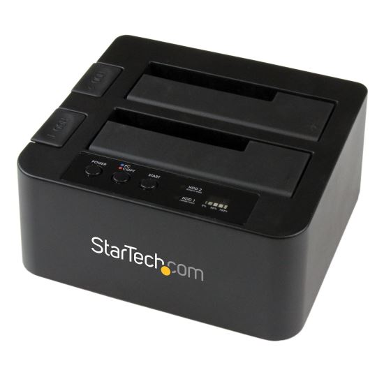 StarTech.com SDOCK2U33RE media duplicator HDD/SSD duplicator Black 1 copies 1