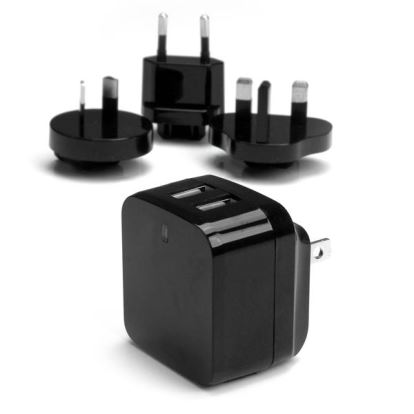 StarTech.com USB2PACBK mobile device charger Mobile phone, Smartphone, Tablet Black AC Indoor 1
