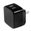 StarTech.com USB2PACBK mobile device charger Mobile phone, Smartphone, Tablet Black AC Indoor 2