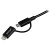 StarTech.com LTUB1MBK USB cable USB 2.0 39.4" (1 m) USB A Micro-USB B Black 5