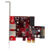 StarTech.com PEXUSB3S2EI interface cards/adapter Internal SATA, USB 3.2 Gen 1 (3.1 Gen 1) 2