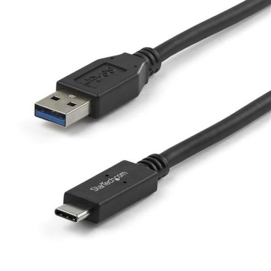 StarTech.com USB31AC1M USB cable USB 3.2 Gen 2 (3.1 Gen 2) 39.4" (1 m) USB A USB C Black 1