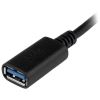 StarTech.com USB31CAADP USB cable USB 3.2 Gen 1 (3.1 Gen 1) 5.91" (0.15 m) USB C USB A Black 3