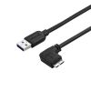 StarTech.com USB3AU1MRS USB cable USB 3.2 Gen 1 (3.1 Gen 1) 39.4" (1 m) USB A Micro-USB B Black 1