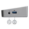 StarTech.com USB3DOCKH2DP laptop dock/port replicator Wired USB 3.2 Gen 1 (3.1 Gen 1) Type-A Black, Silver 3
