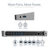 StarTech.com USB3DOCKH2DP laptop dock/port replicator Wired USB 3.2 Gen 1 (3.1 Gen 1) Type-A Black, Silver 10
