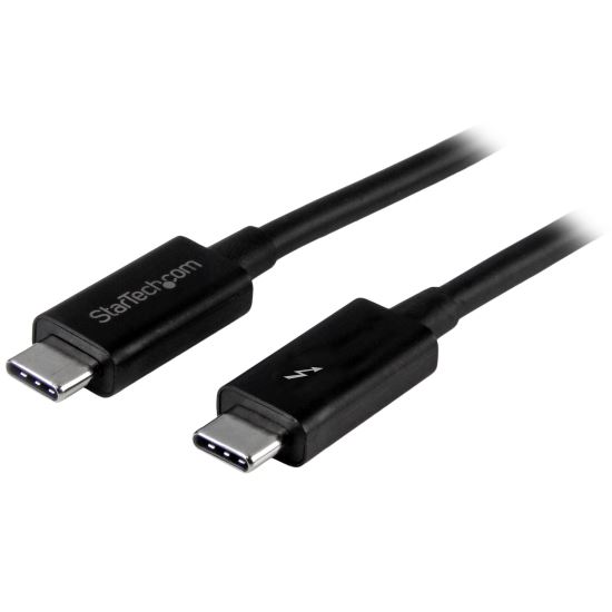 StarTech.com TBLT3MM1M Thunderbolt cable 39.4" (1 m) 20 Gbit/s Black 1