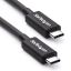 StarTech.com TBLT34MM50CM Thunderbolt cable 19.7" (0.5 m) 40 Gbit/s Black 1