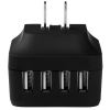StarTech.com USB4PACBK mobile device charger Universal Black AC Indoor 4