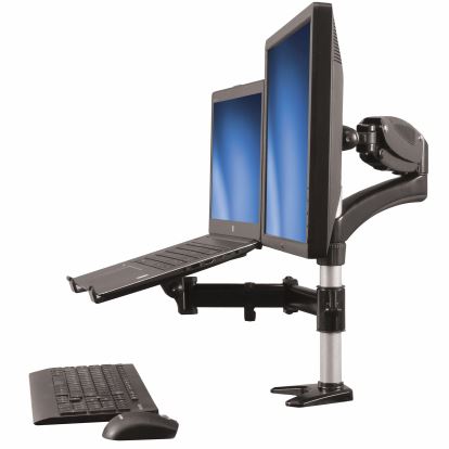 StarTech.com ARMUNONB monitor mount / stand 27" Desk Aluminum, Black 1