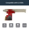 StarTech.com PEX4SFF8643 interface cards/adapter Internal U.2 7