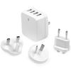 StarTech.com USB4PACWH mobile device charger Universal White AC Indoor 4