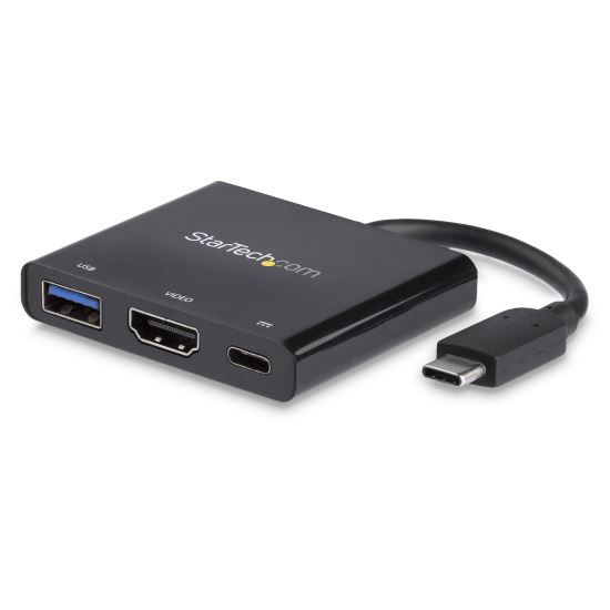 StarTech.com CDP2HDUACP laptop dock/port replicator Wired USB 3.2 Gen 1 (3.1 Gen 1) Type-C Black 1