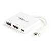 StarTech.com CDP2HDUACPW laptop dock/port replicator Wired USB 3.2 Gen 1 (3.1 Gen 1) Type-C White 1