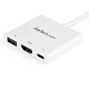 StarTech.com CDP2HDUACPW laptop dock/port replicator Wired USB 3.2 Gen 1 (3.1 Gen 1) Type-C White 2