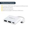 StarTech.com CDP2HDUACPW laptop dock/port replicator Wired USB 3.2 Gen 1 (3.1 Gen 1) Type-C White 11
