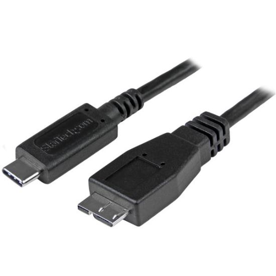 StarTech.com USB31CUB50CM USB cable USB 3.2 Gen 2 (3.1 Gen 2) 19.7" (0.5 m) USB C Micro-USB B Black 1