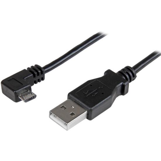 StarTech.com USBAUB50CMRA USB cable USB 2.0 19.7" (0.5 m) USB A Micro-USB A Black 1