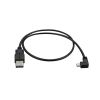 StarTech.com USBAUB50CMRA USB cable USB 2.0 19.7" (0.5 m) USB A Micro-USB A Black 3
