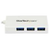 StarTech.com HB30C3A1CFBW interface hub USB 3.2 Gen 1 (3.1 Gen 1) Type-C 5000 Mbit/s White 3