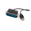 StarTech.com ICUSB1284 parallel cable Black 74.8" (1.9 m) 1