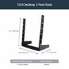 StarTech.com RK12OD rack cabinet 12U Freestanding rack Black 6