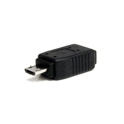 StarTech.com UUSBMUSBMF cable gender changer Micro-USB B Mini-USB B Black 1