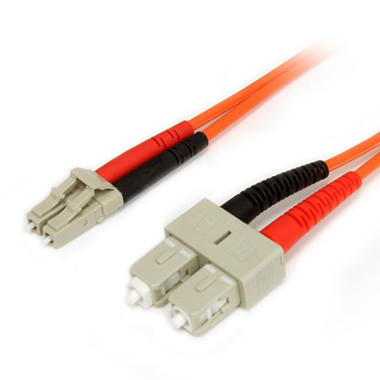 StarTech.com FIBLCSC3 InfiniBand/fibre optic cable 118.1" (3 m) LC SC Orange 1