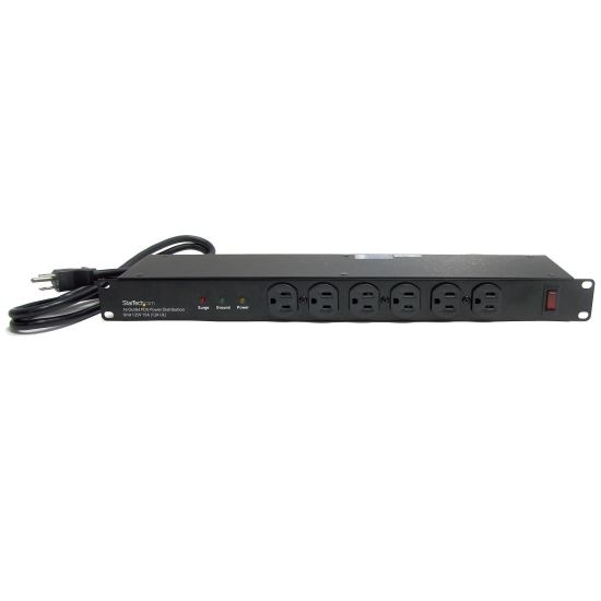 StarTech.com RKPW161915 power distribution unit (PDU) 16 AC outlet(s) 1U Black 1