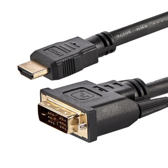 StarTech.com HDMIDVIMM6 video cable adapter 70.9" (1.8 m) HDMI DVI-D Black 1